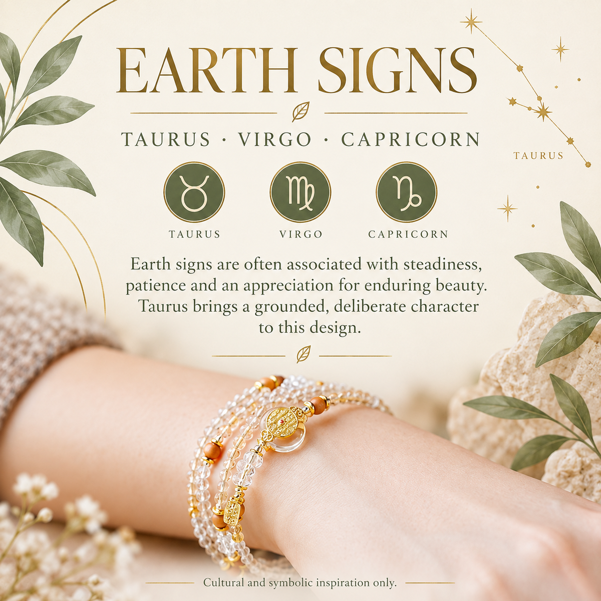 Earth signs and Taurus zodiac story artwork