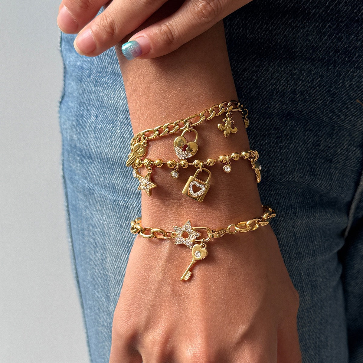 Soul Guardian Set - Celestial Lock & Key Talismans