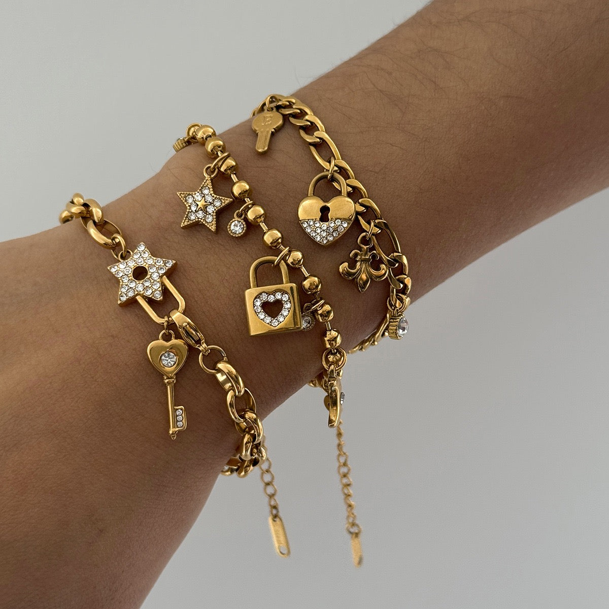 Soul Guardian Set - Celestial Lock & Key Talismans