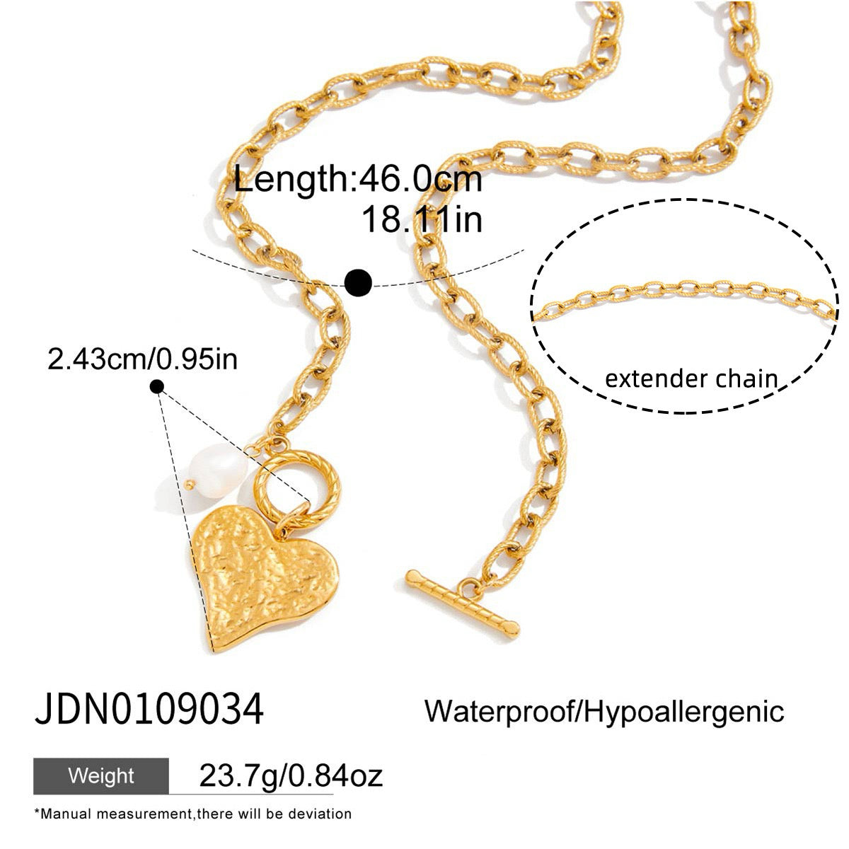 Vintage Heart Necklaces - Golden Romance