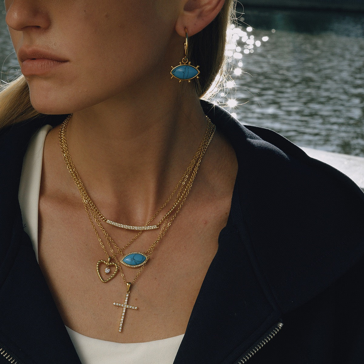 Vintage Heart Necklaces - Golden Romance