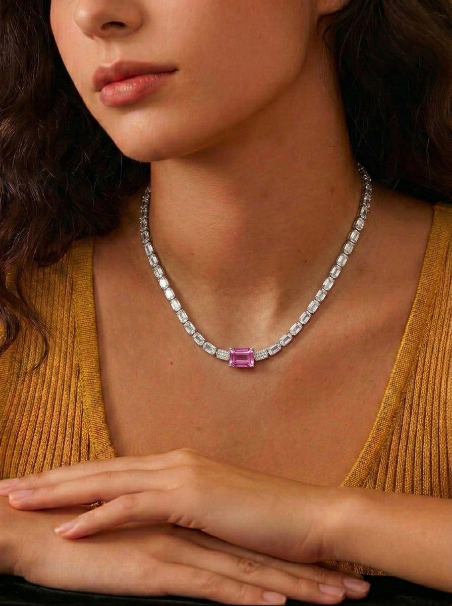 Pink Padparadscha Bracelet
