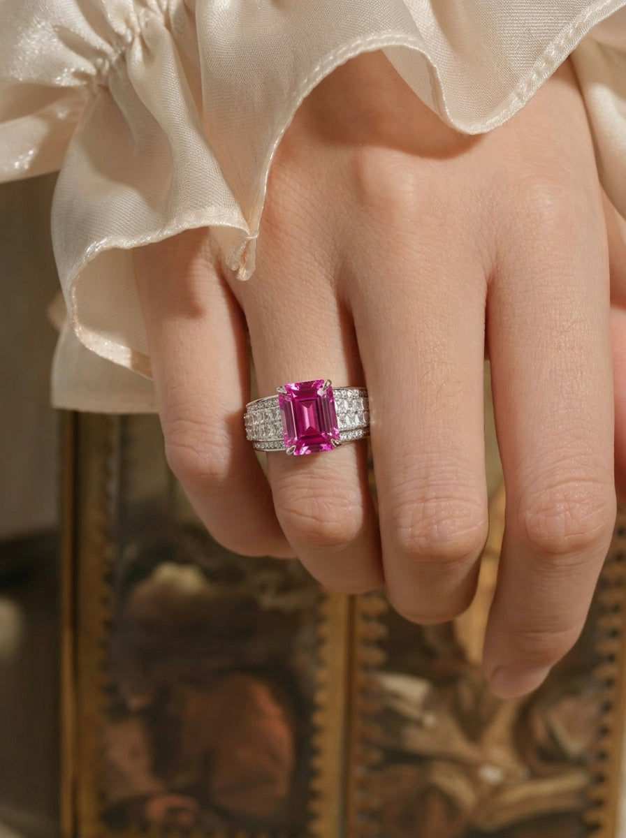 Pink Sapphire Ring