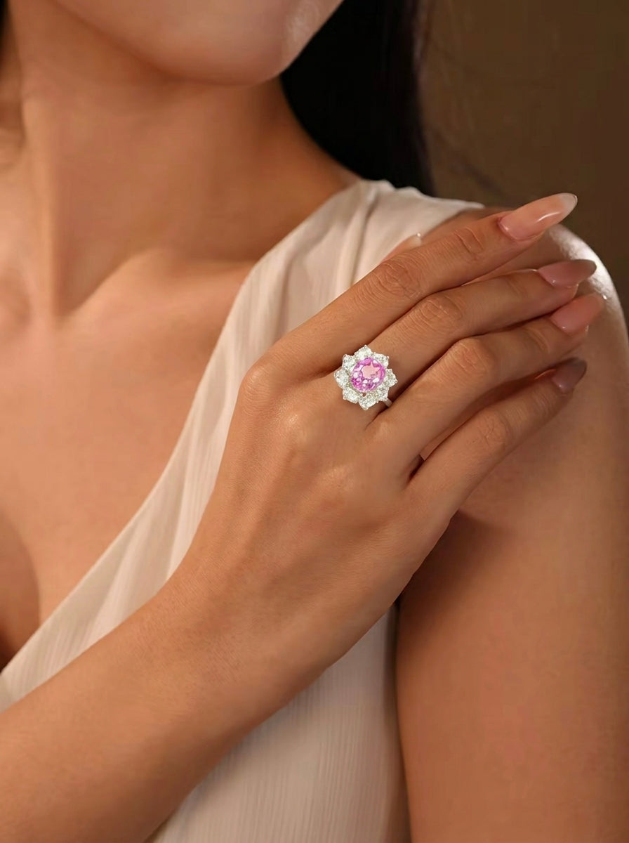 Padparadscha Ring