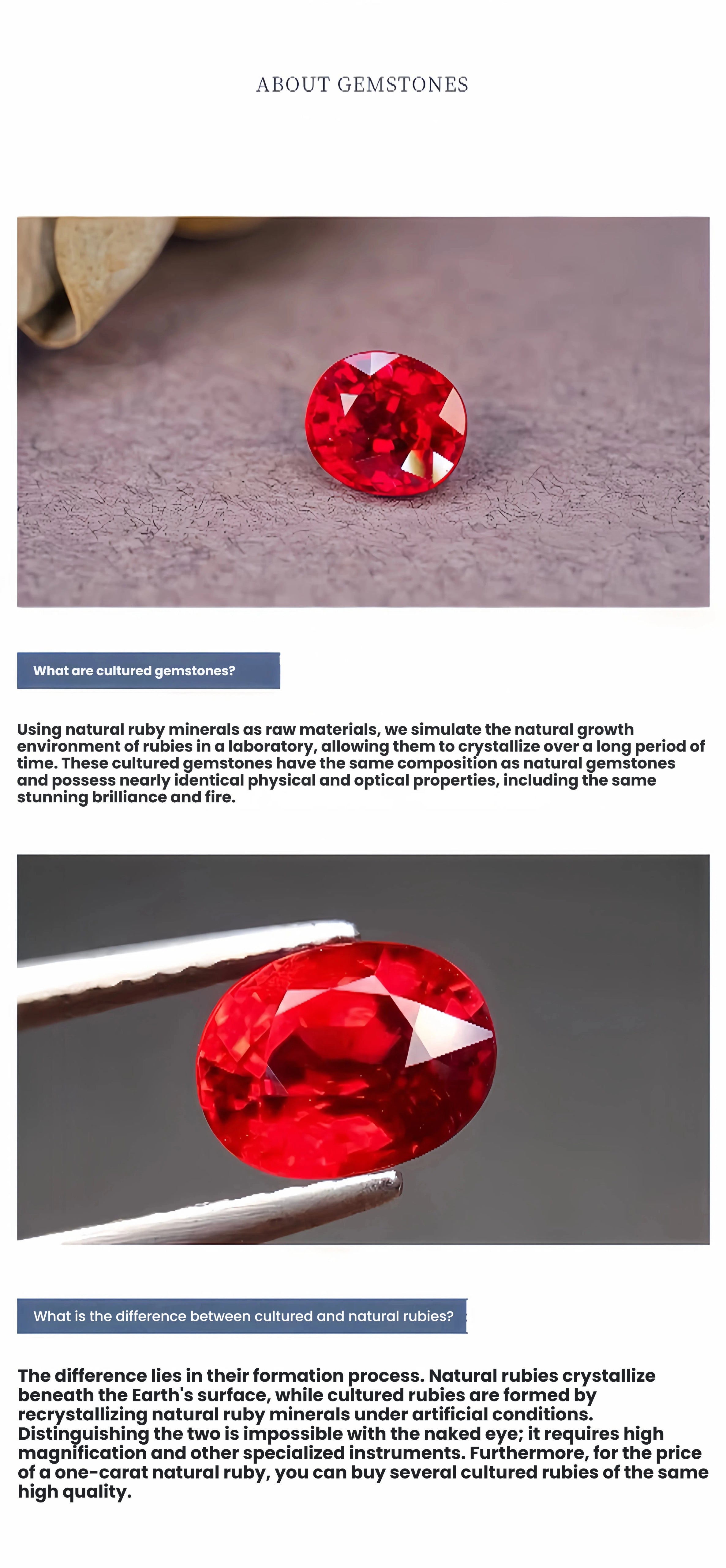 Elegant Ruby Solitaire Necklace