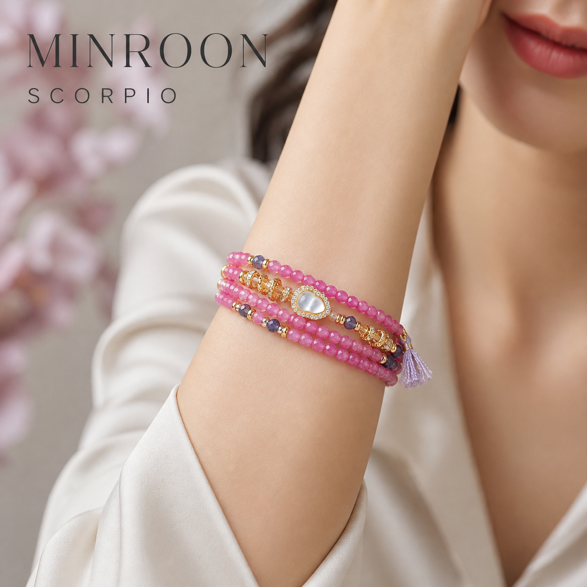 Scorpio bracelet worn on wrist