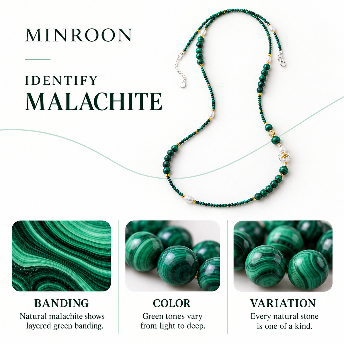 Guide to natural malachite banding, color and variation