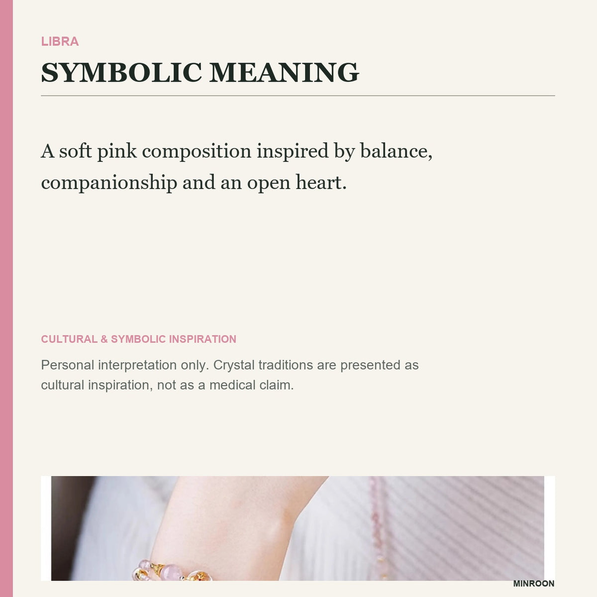 Libra bracelet symbolic meaning