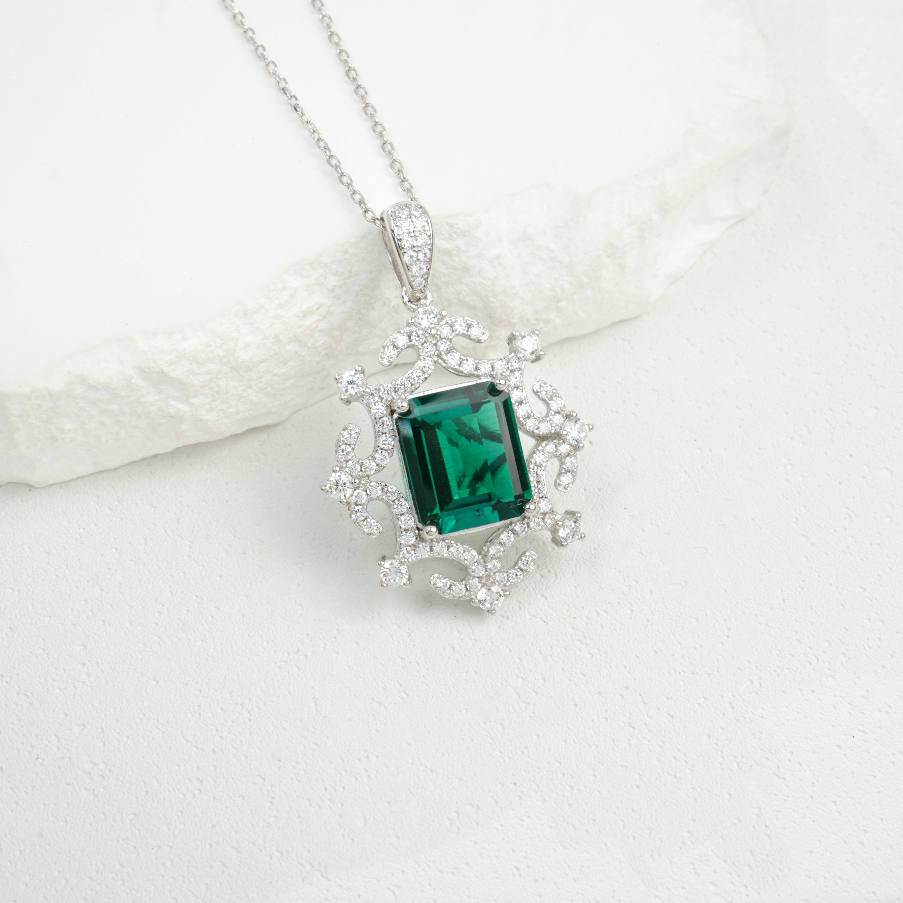 Cultivated Emeralds - Vintage Decorative Shape
