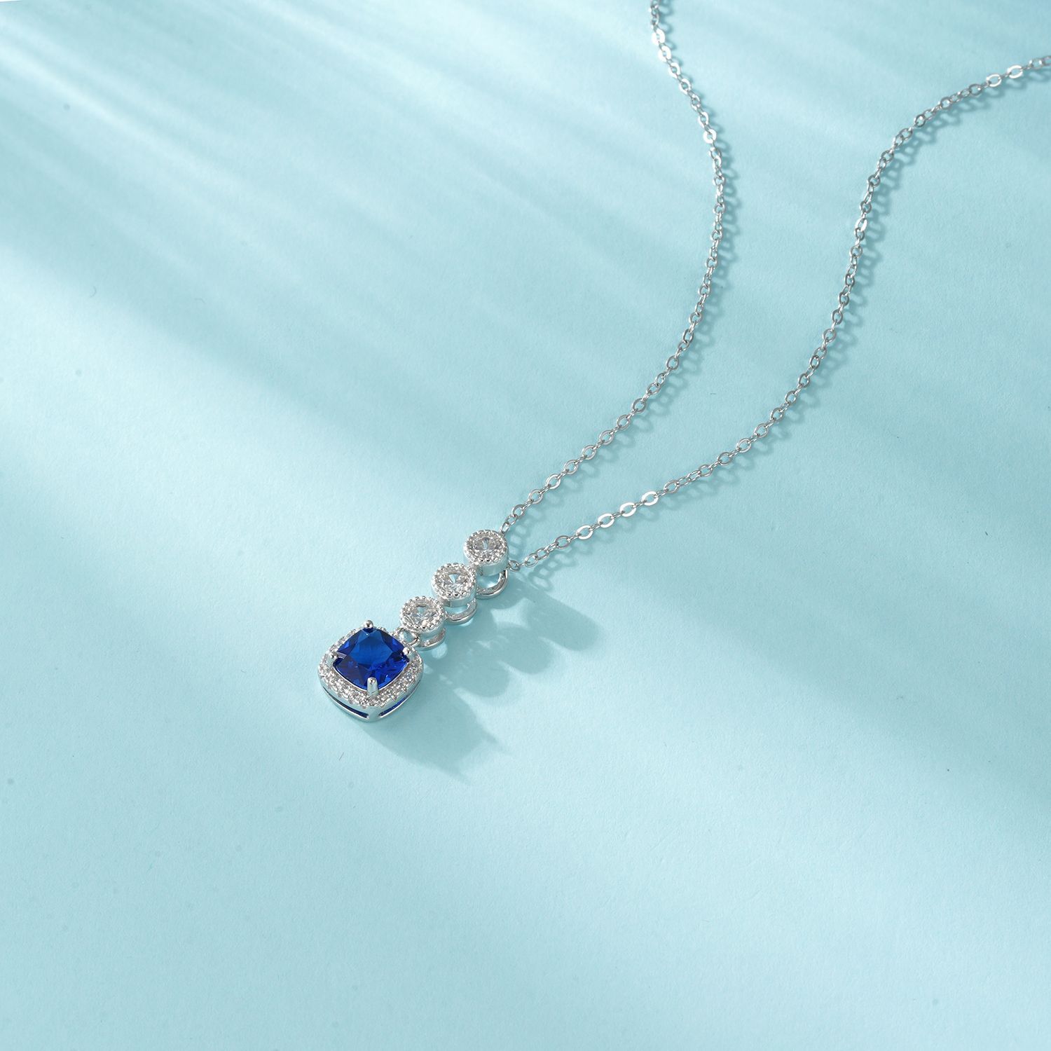 Lab-Grown Emerald - Emerald Tier Diamond-Accented Layered Pendant Necklace