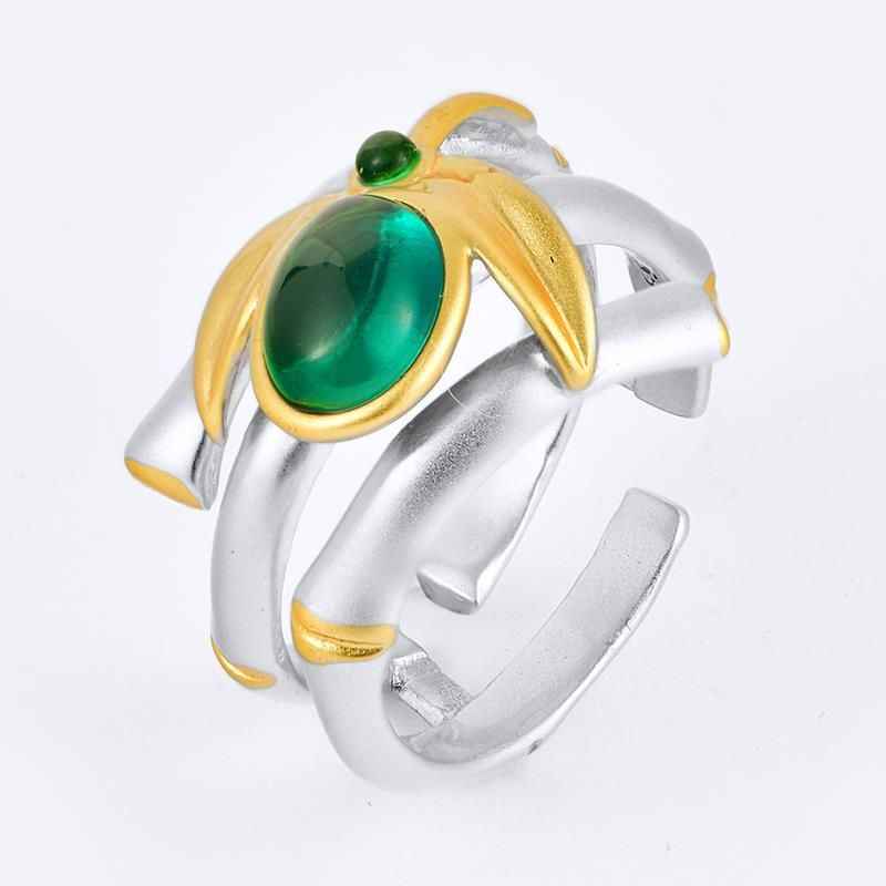 Square Lab-Grown Emerald Full-Diamond Ring - Double-Frame Luxury Jewelry