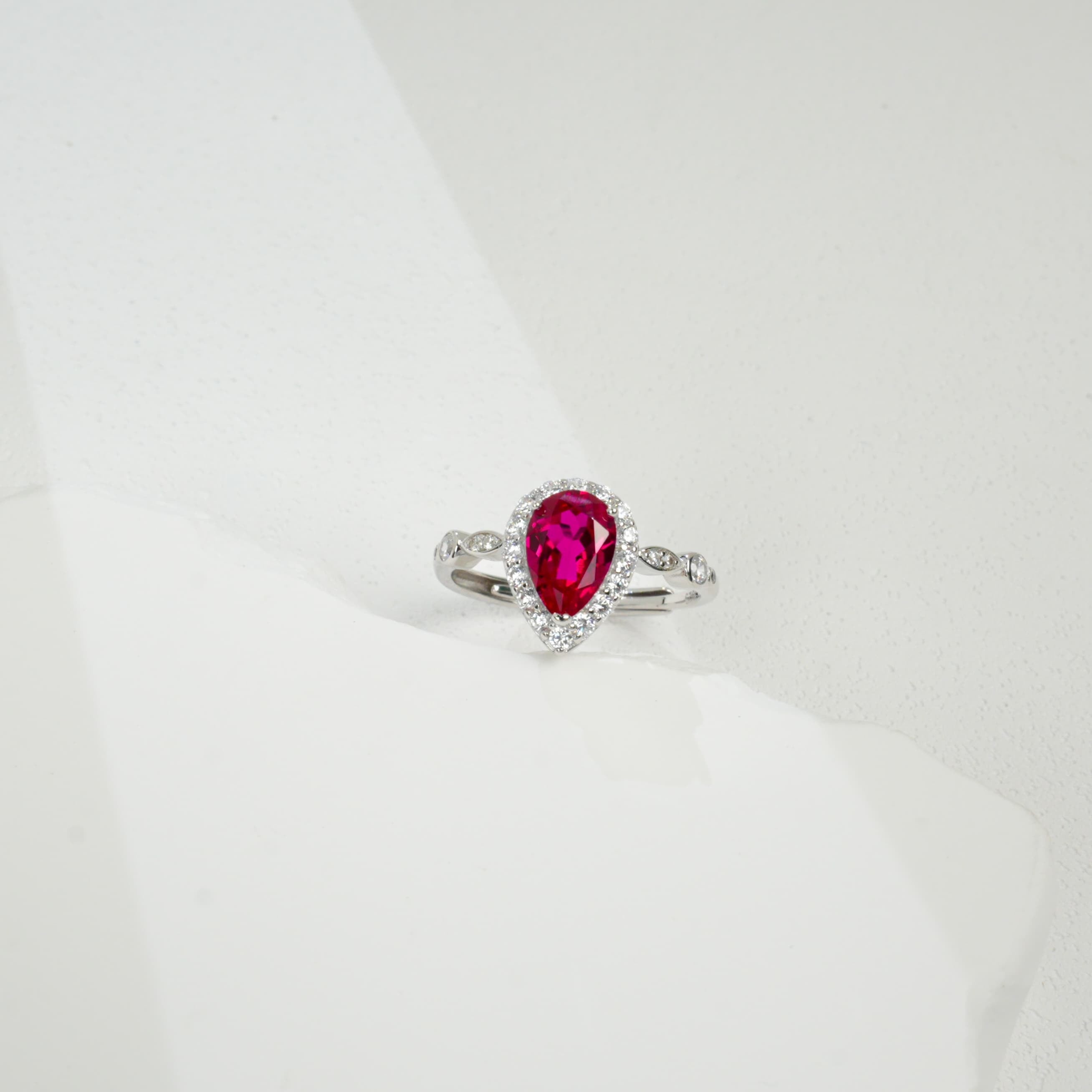 Lab-Grown Emerald - Dewy Emerald Diamond Halo Soft Charm Ring