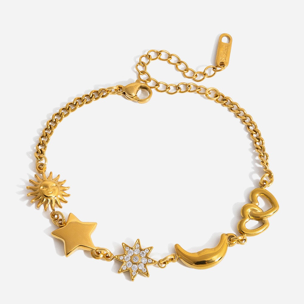 Celestial Harmony Bracelet - Eternal Guiding Light