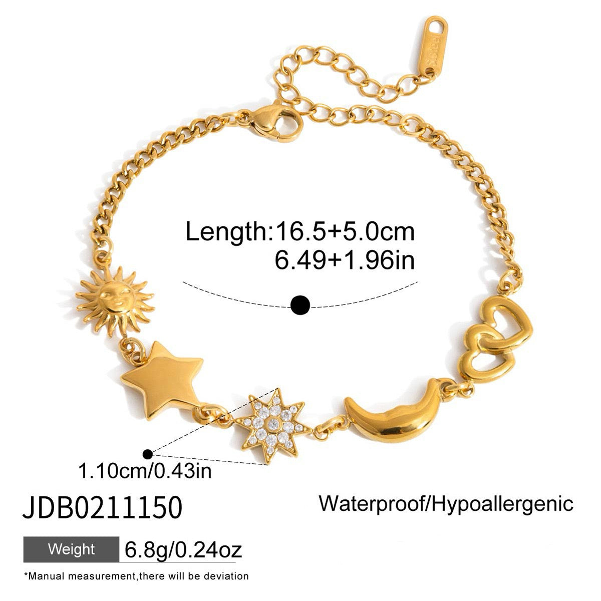 Celestial Harmony Bracelet - Eternal Guiding Light