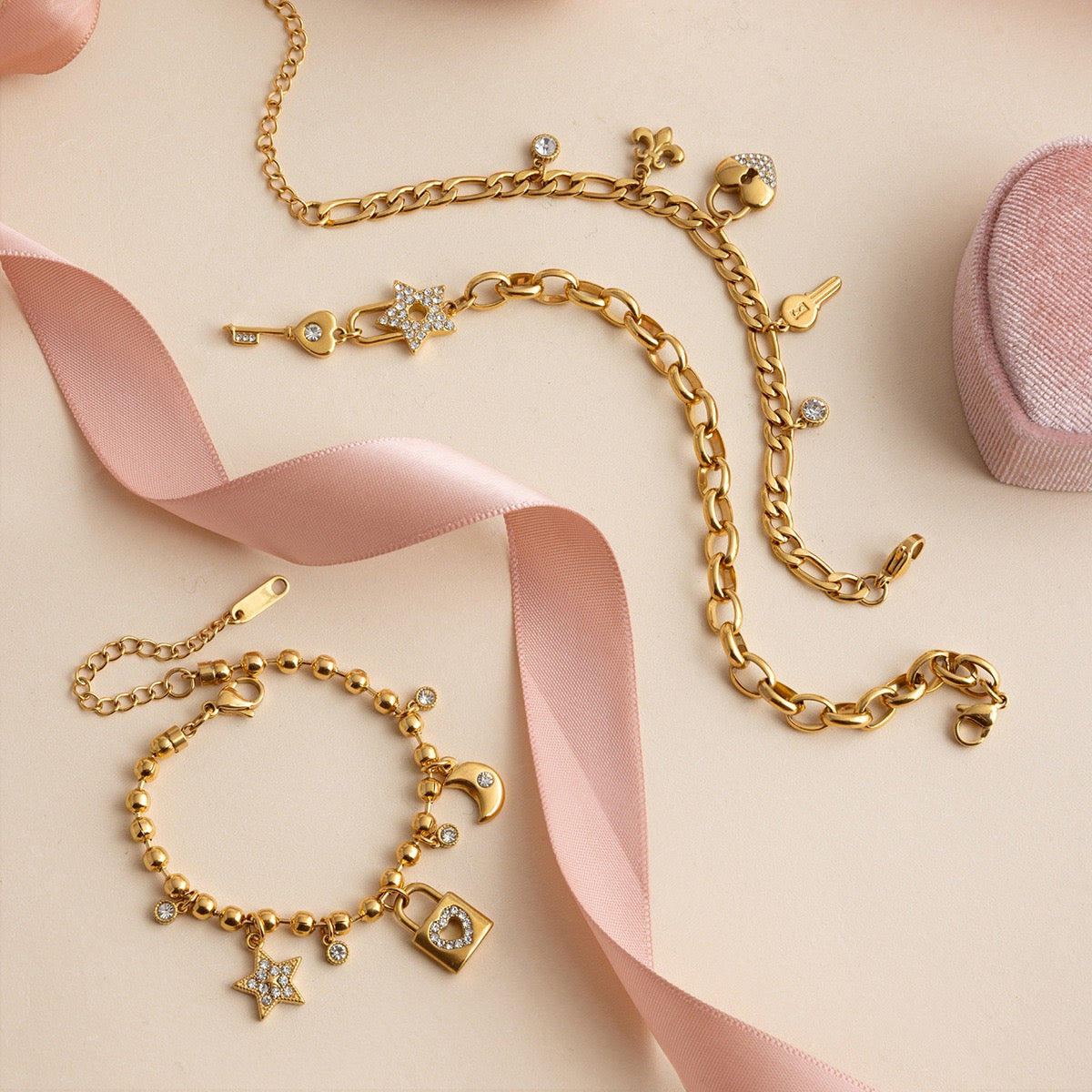 Soul Guardian Set - Celestial Lock & Key Talismans