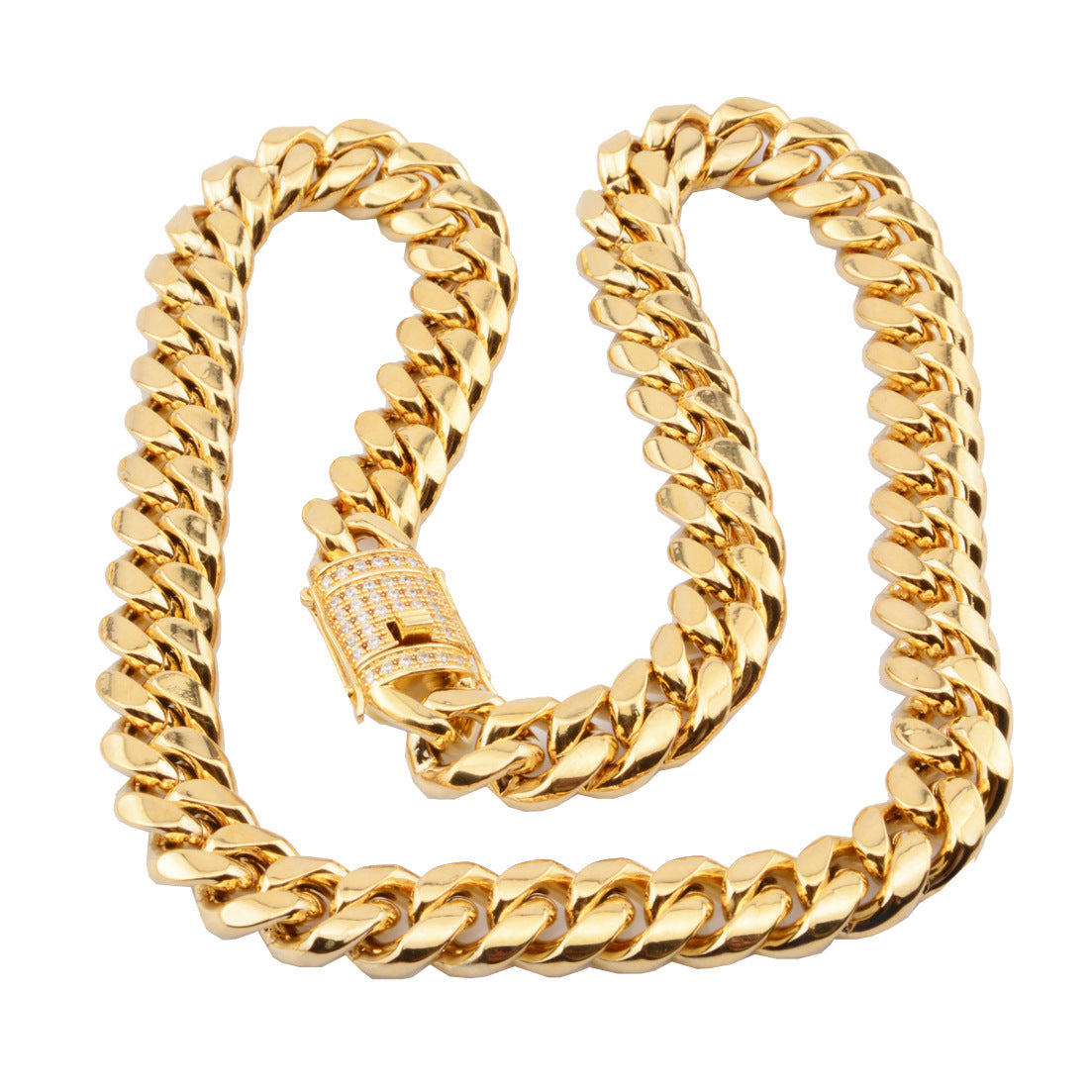 14K Gold, 6-18mm Cuban chain and bracelet set