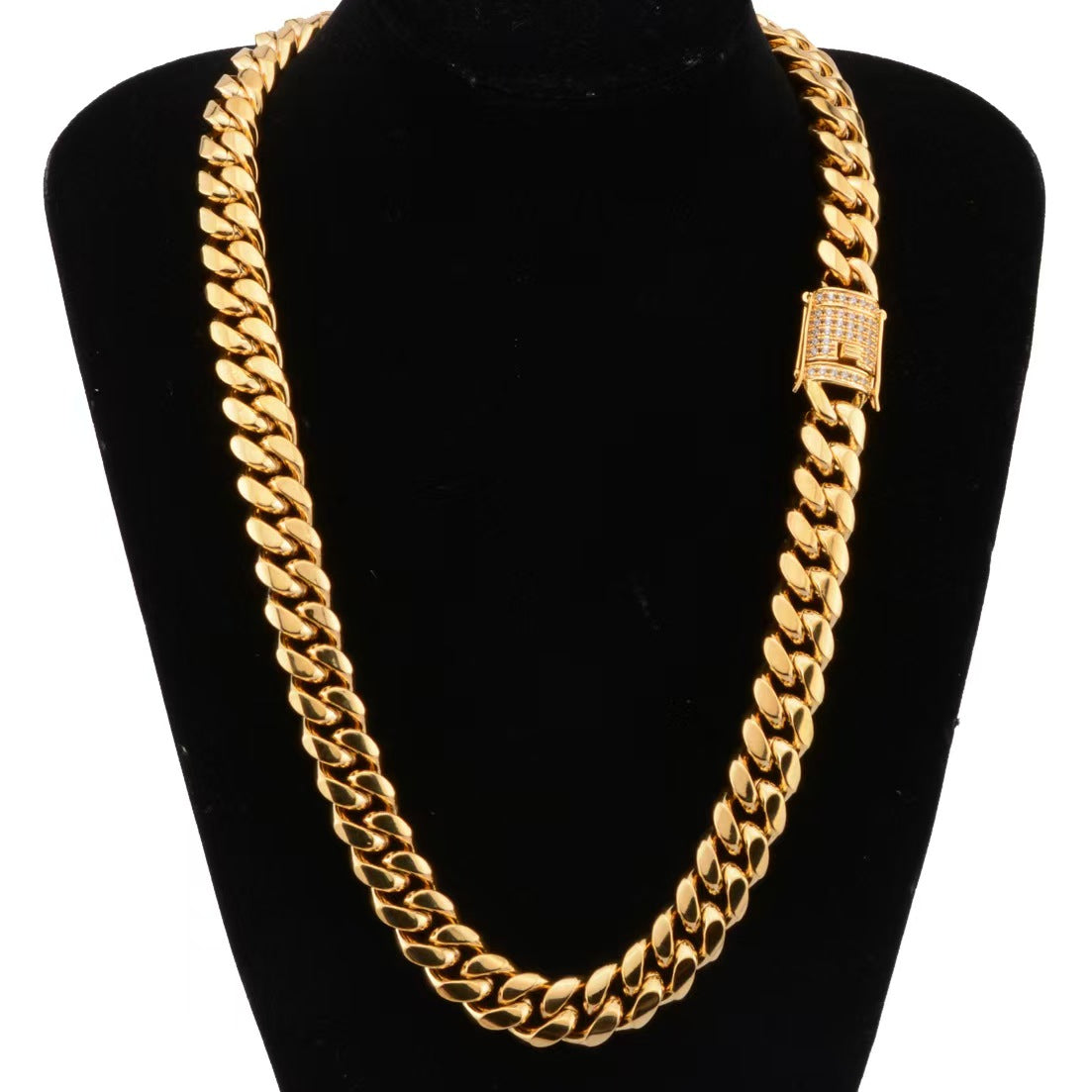 14K Gold, 6-18mm Cuban chain and bracelet set