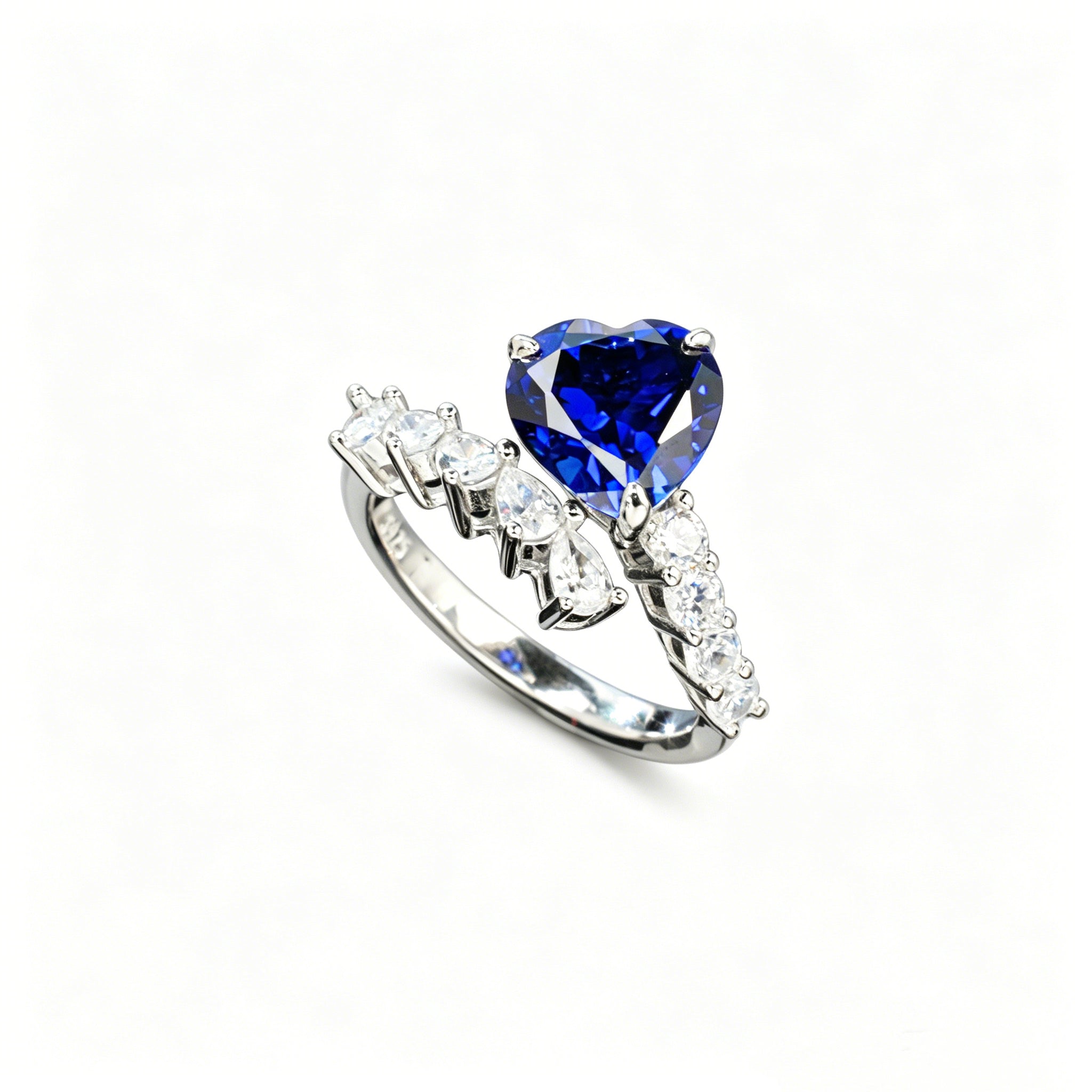 Lab-Grown Sapphire - Enchanted Starburst Ring