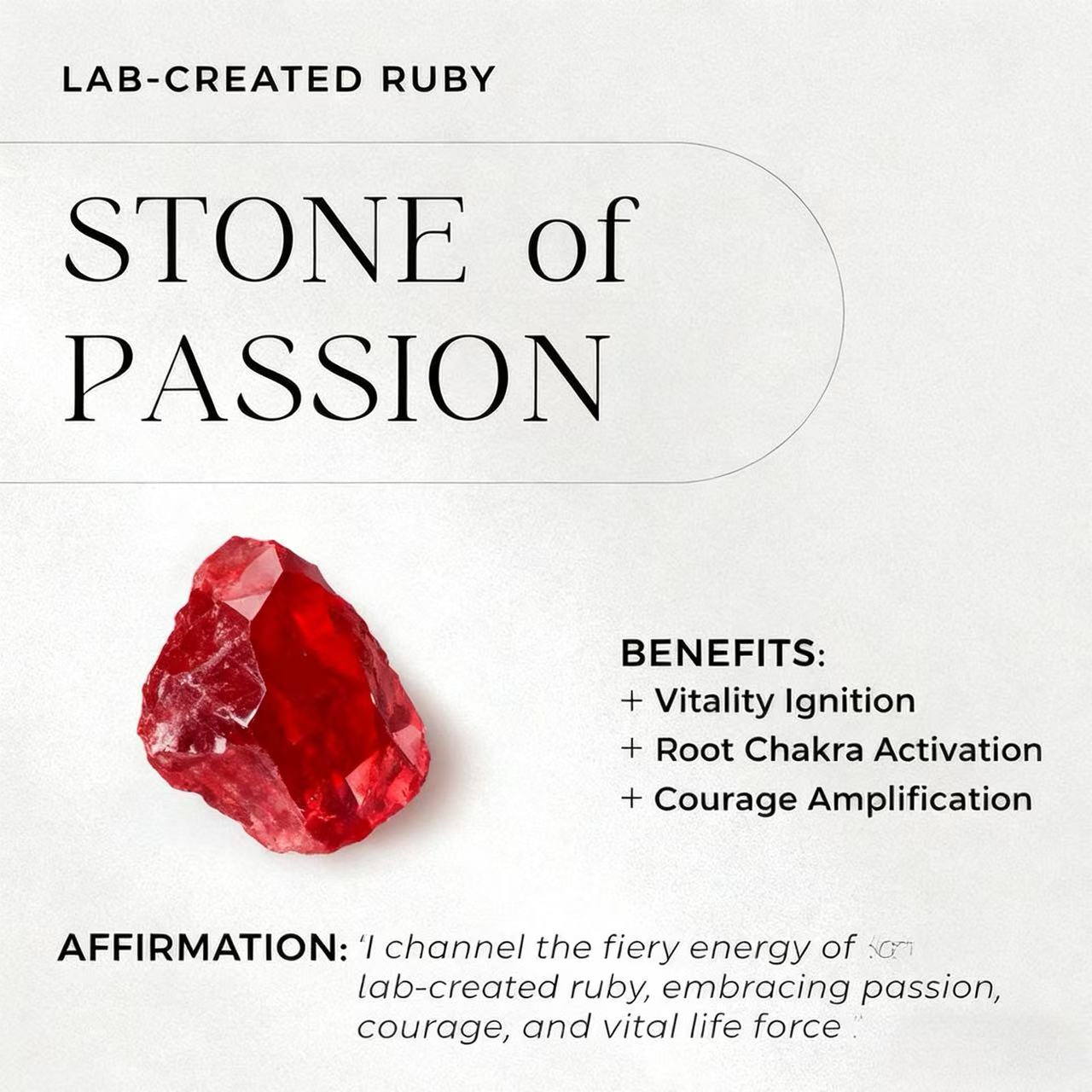 Lab-Grown Ruby - Square Crimson Diamond-Set Chunky Chain Bracelet