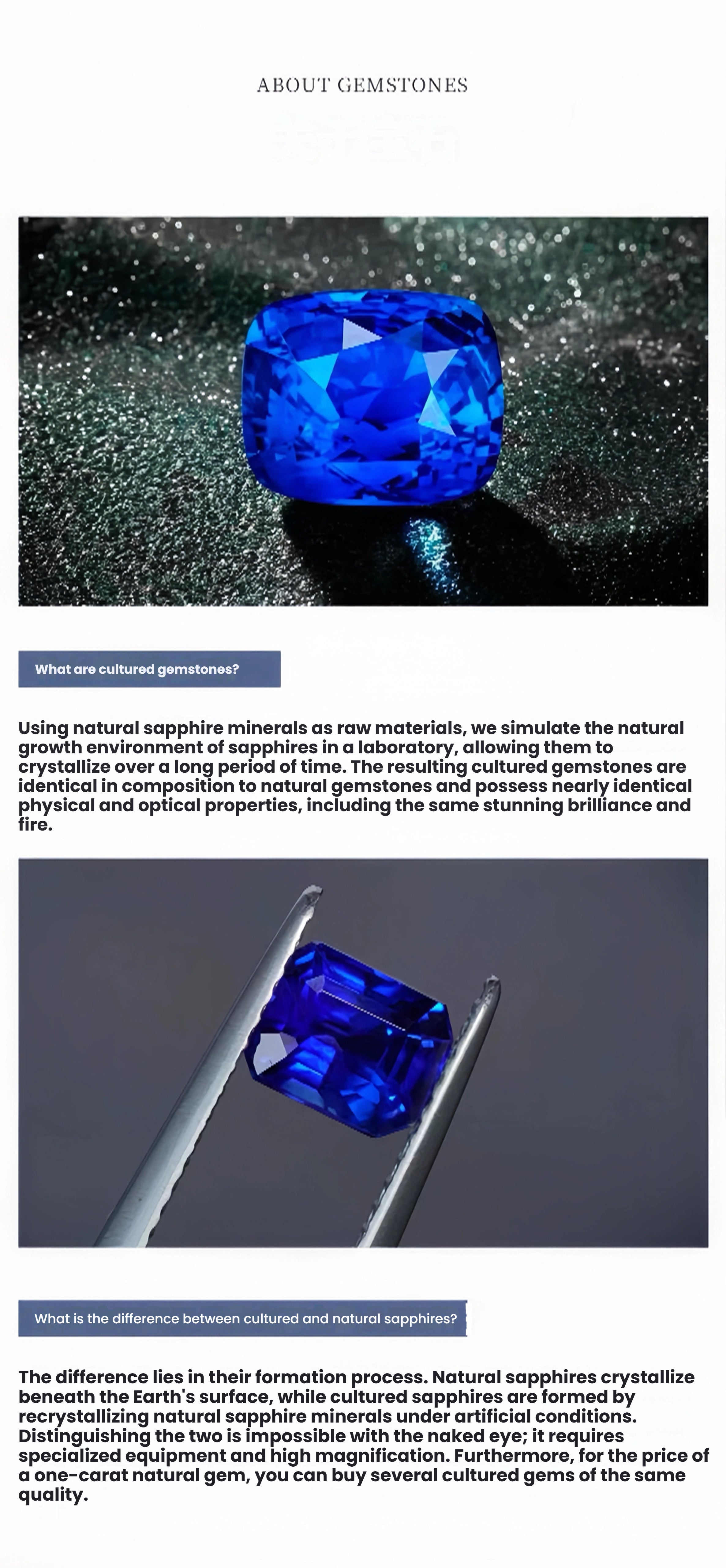 Elegant Sapphire Square Ring