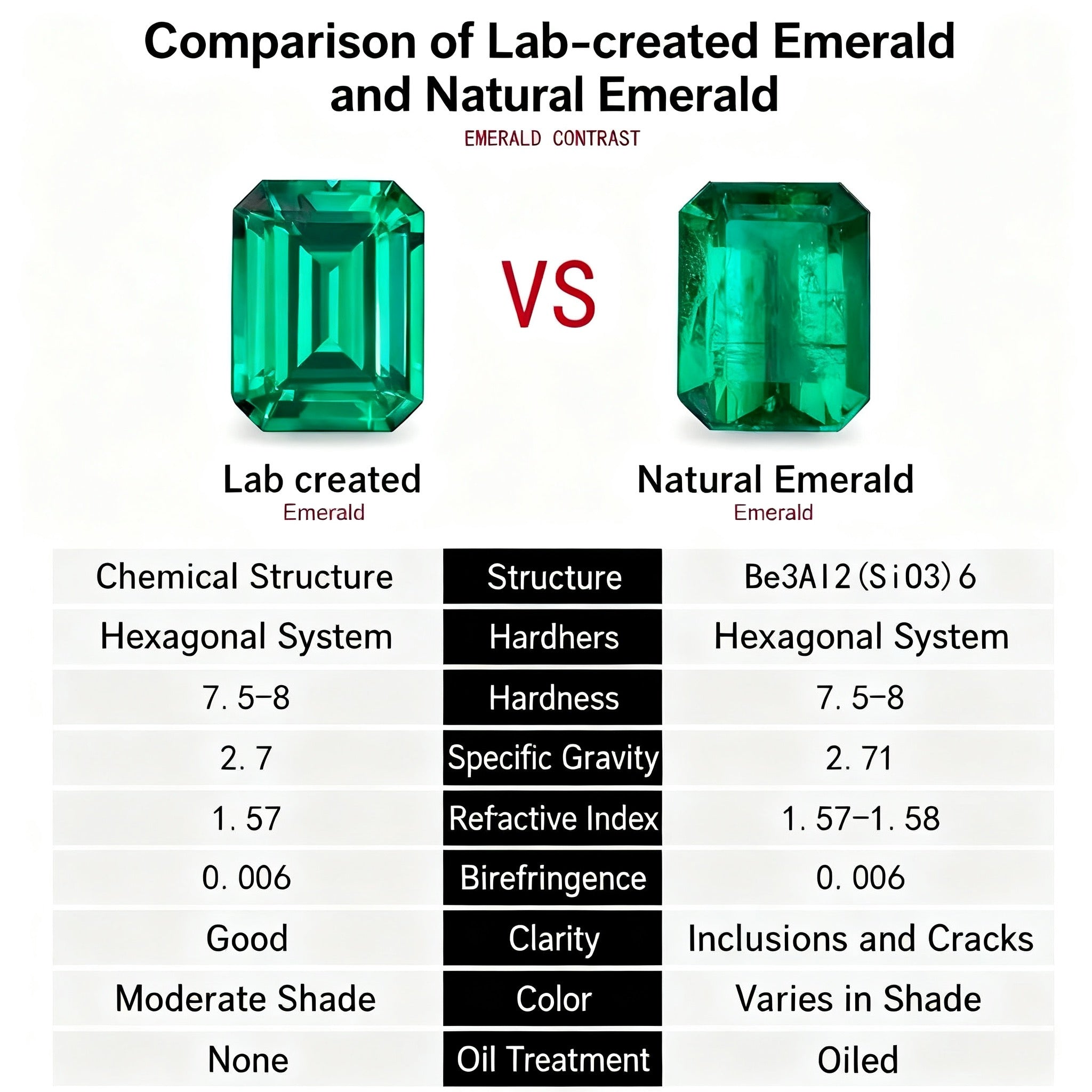 Triangle Emerald Huggie Earrings