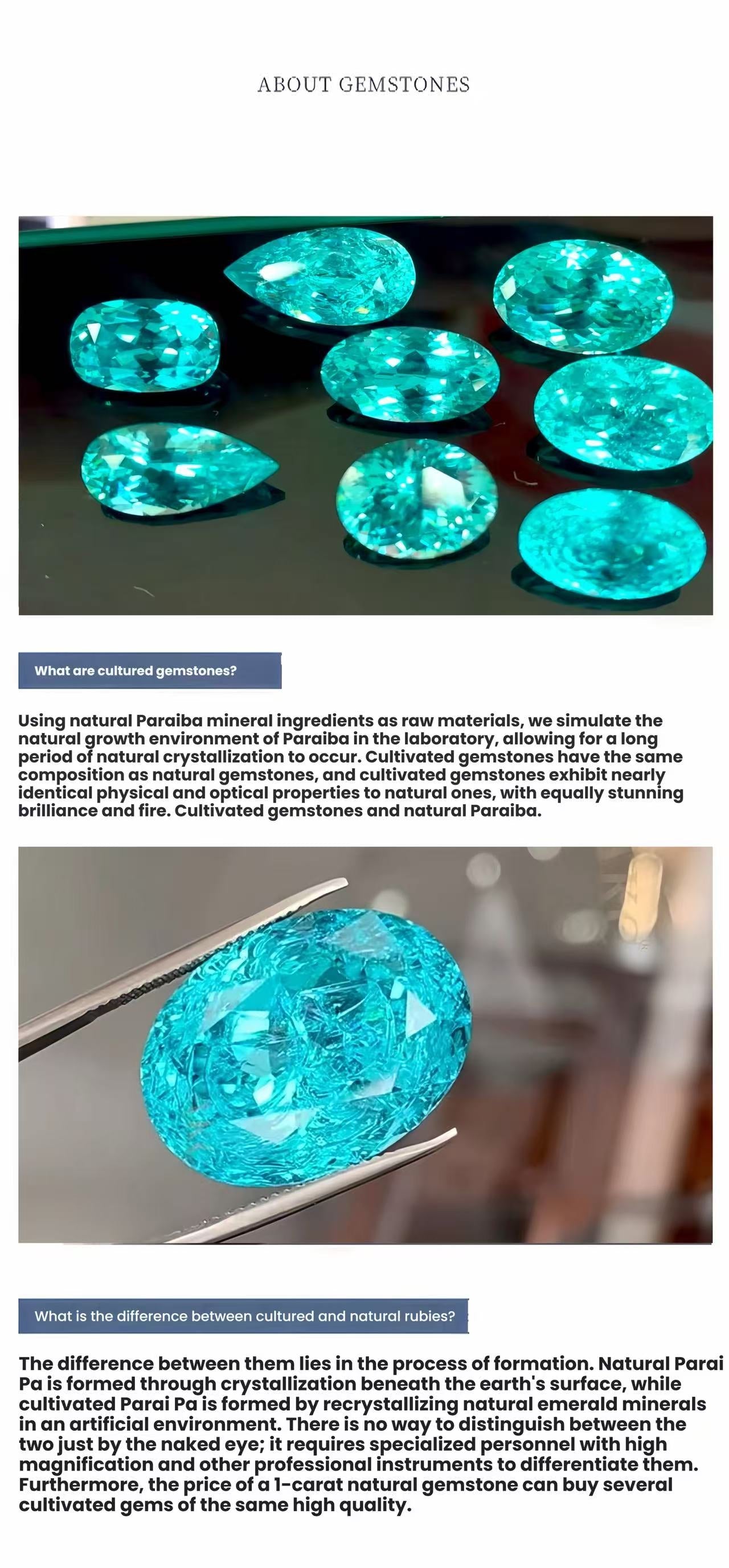 Paraiba Tourmaline Drop Necklace