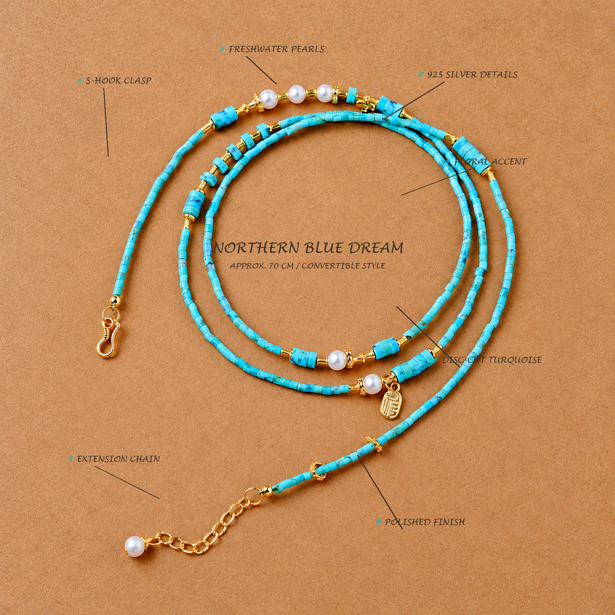Northern Blue Dream full-bleed material and construction map