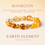 MINROON Earth Element Crystal Bracelet