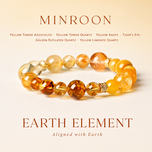 Earth Element Crystal Bracelet