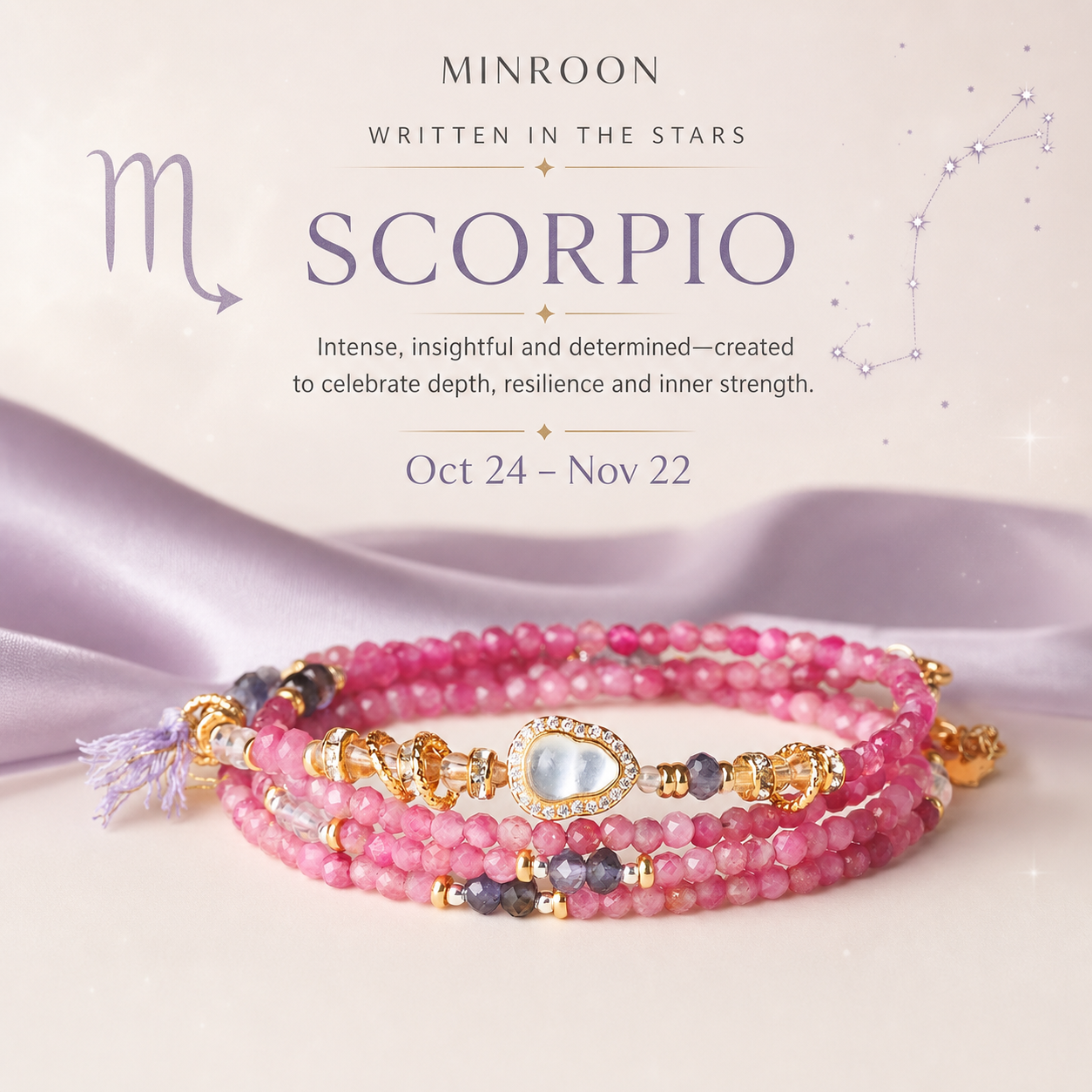 Scorpio zodiac bracelet story