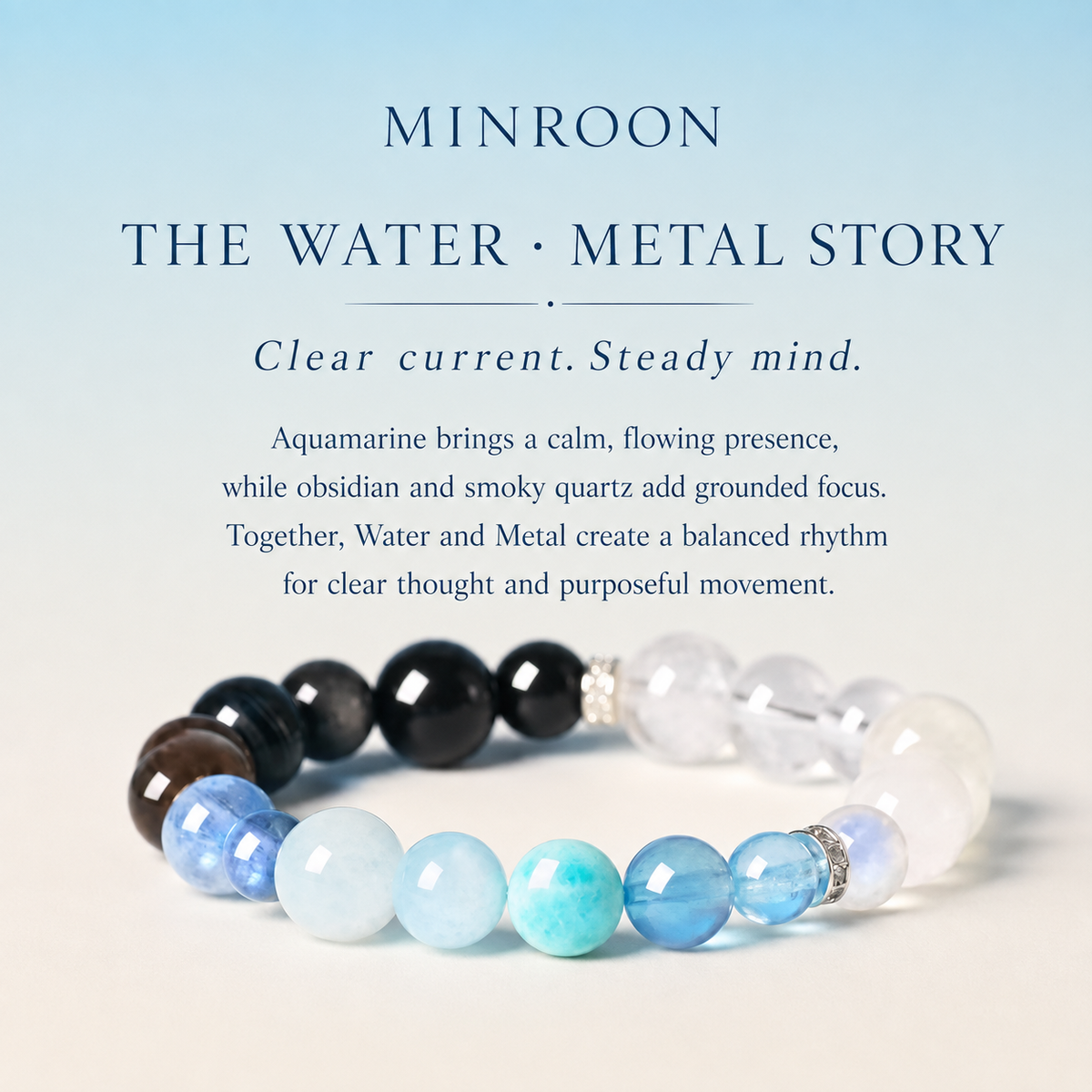 Aquamarine Water Metal bracelet story