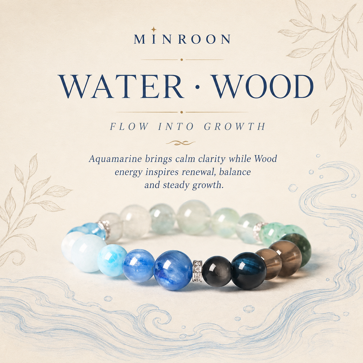 Aquamarine Water Wood Five Elements product story