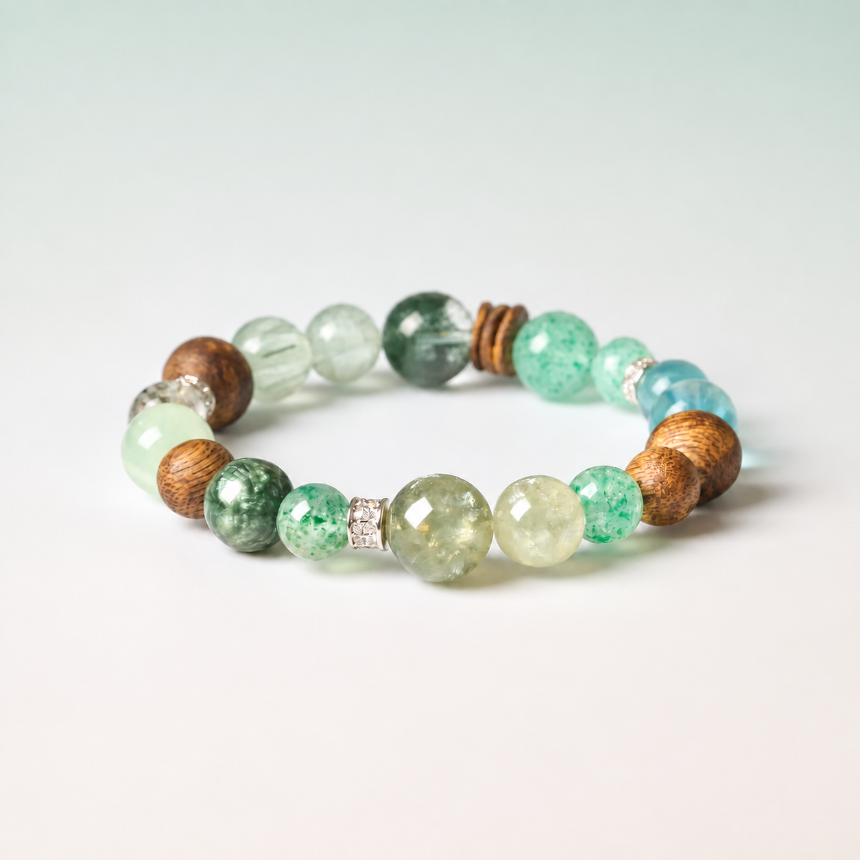 Wood Element Crystal Bracelet
