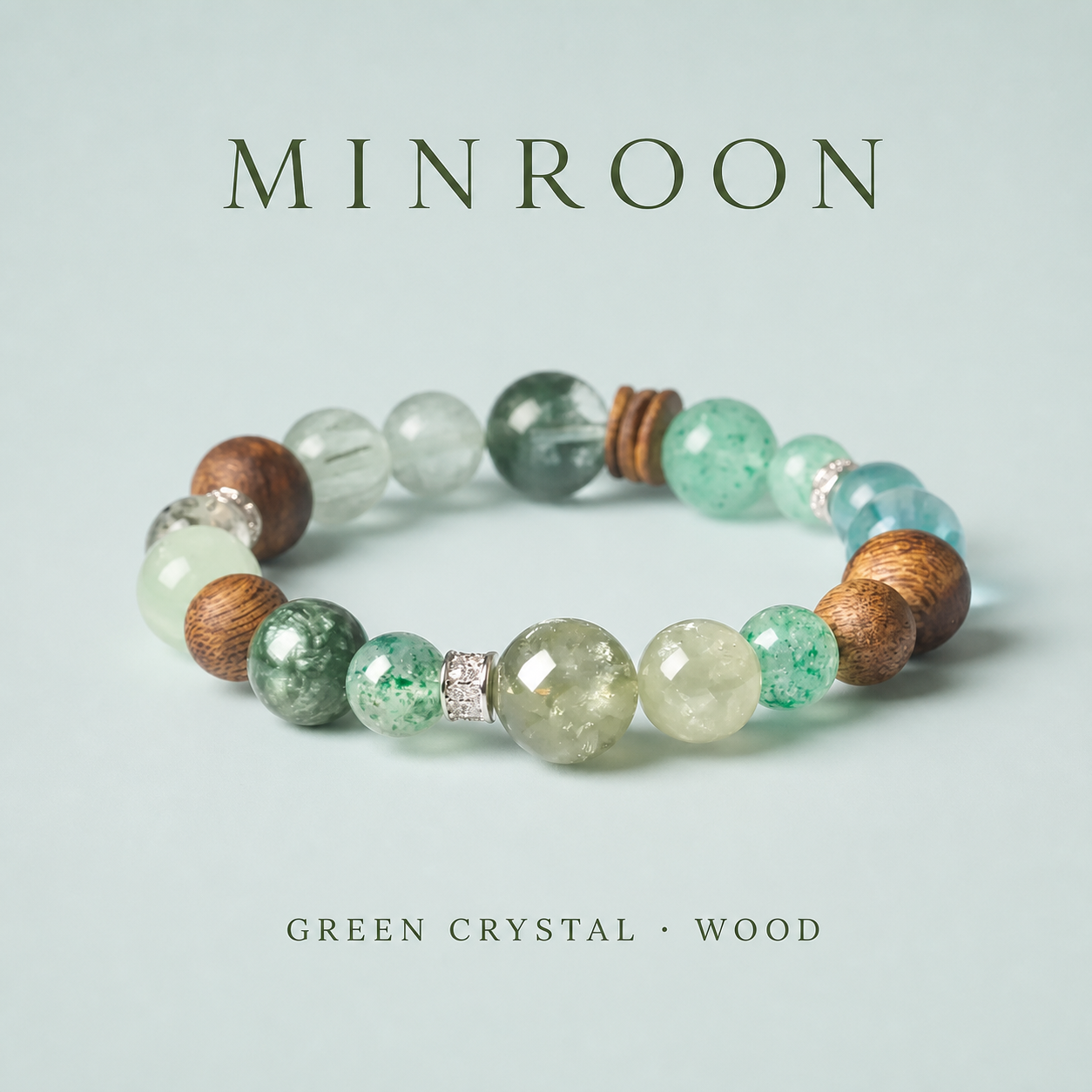 Green crystal bracelet